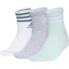 White/Powder Teal Green/Halo Mint Green/3-stripe/3