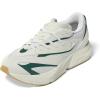 Off White/Silver Metallic/Collegiate Green