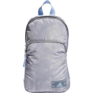 adidas Essentials Crossbody – Athletic Sling Bag with Phone Pocket(Stone Wash Grey/Blue Dawn/2.0)