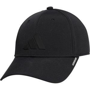 adidas Men’s Gameday 5 Stretch Fit Hat – Athletic Structured Baseball Cap(Black/4)