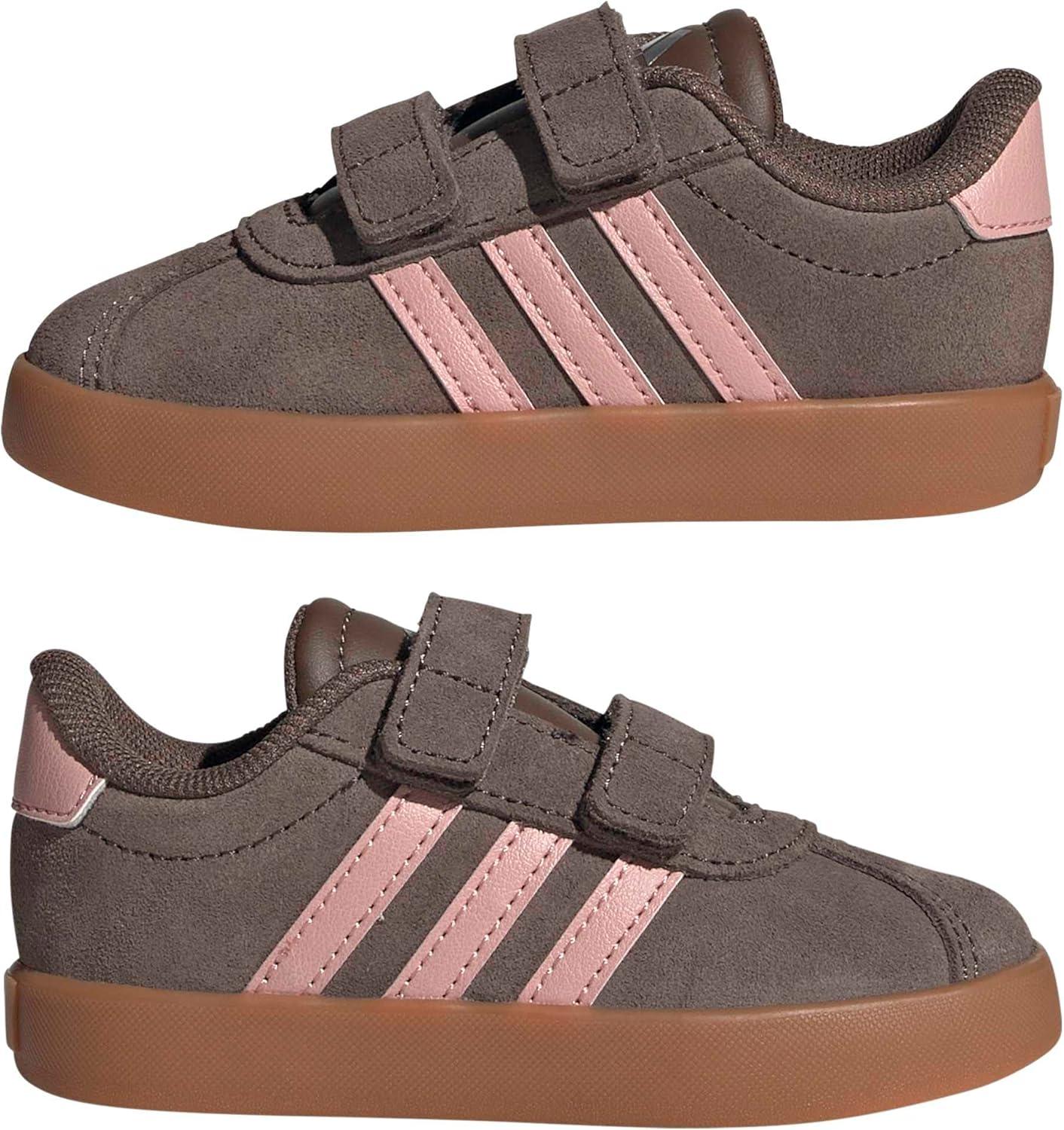 image:imageadidas Baby VL Court 30 Hook amp Loop ShoeEarth StrataSemi Frozen TurboAmber Gum