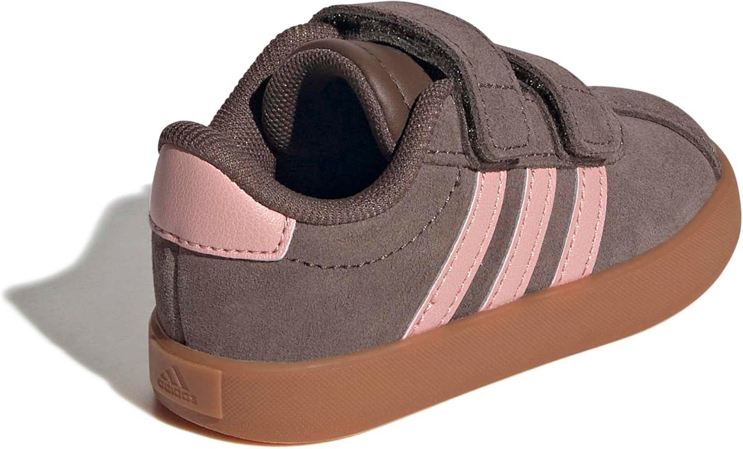image:imageadidas Baby VL Court 30 Hook amp Loop ShoeEarth StrataSemi Frozen TurboAmber Gum