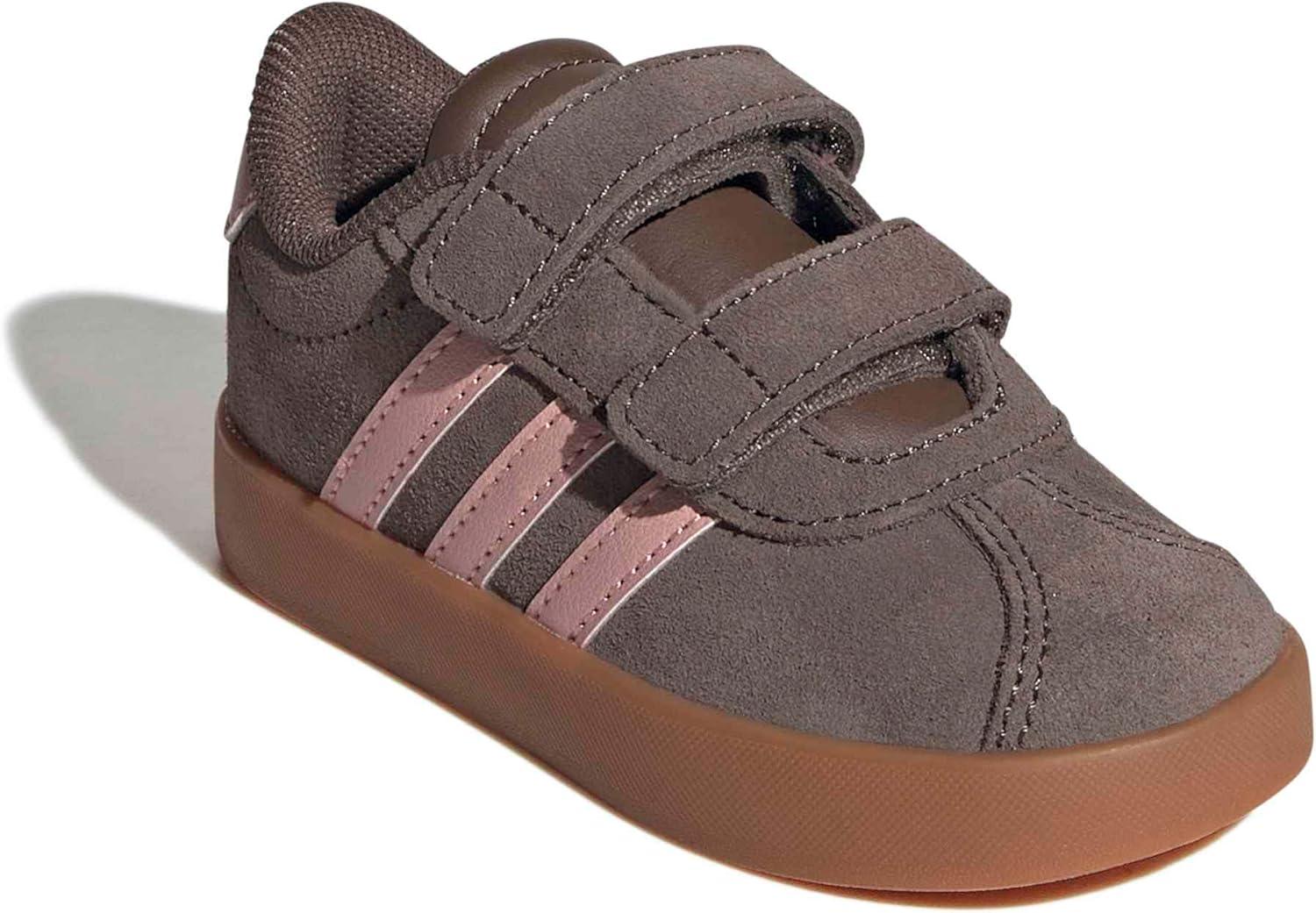 image:imageadidas Baby VL Court 30 Hook amp Loop ShoeEarth StrataSemi Frozen TurboAmber Gum