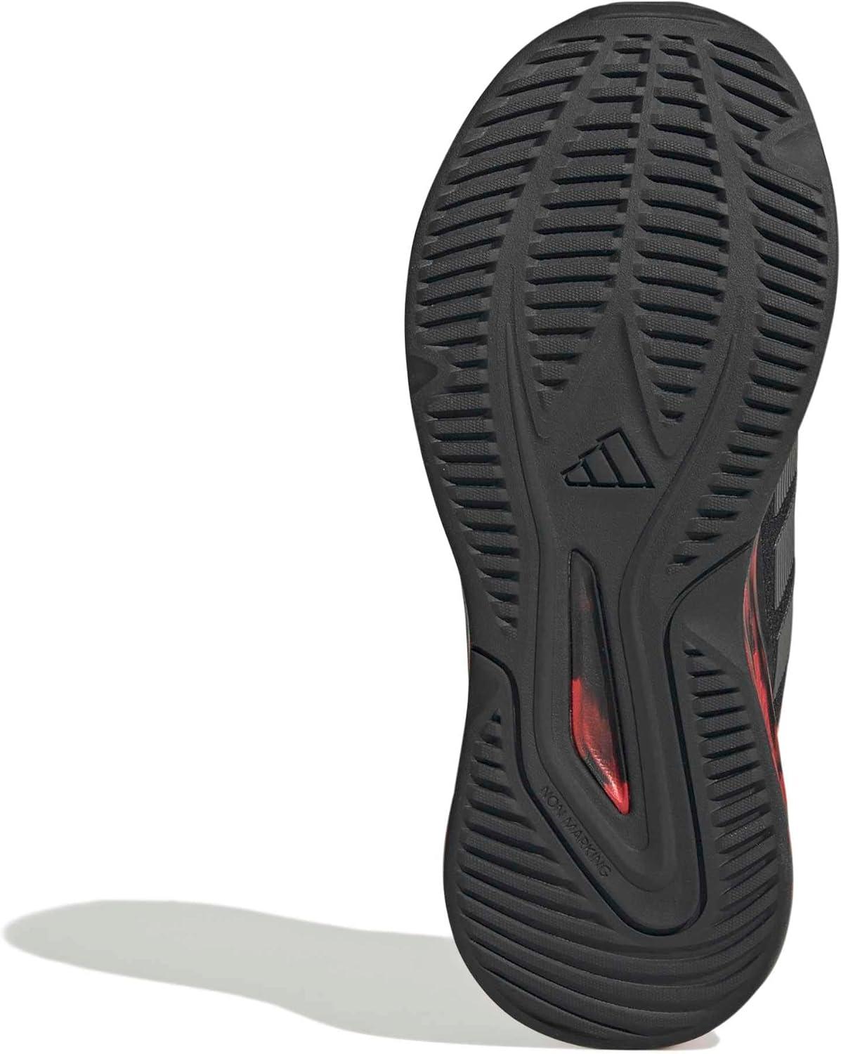 image:imageadidas Kids Fortarun 40BlackIron MetallicBetter Scarlet