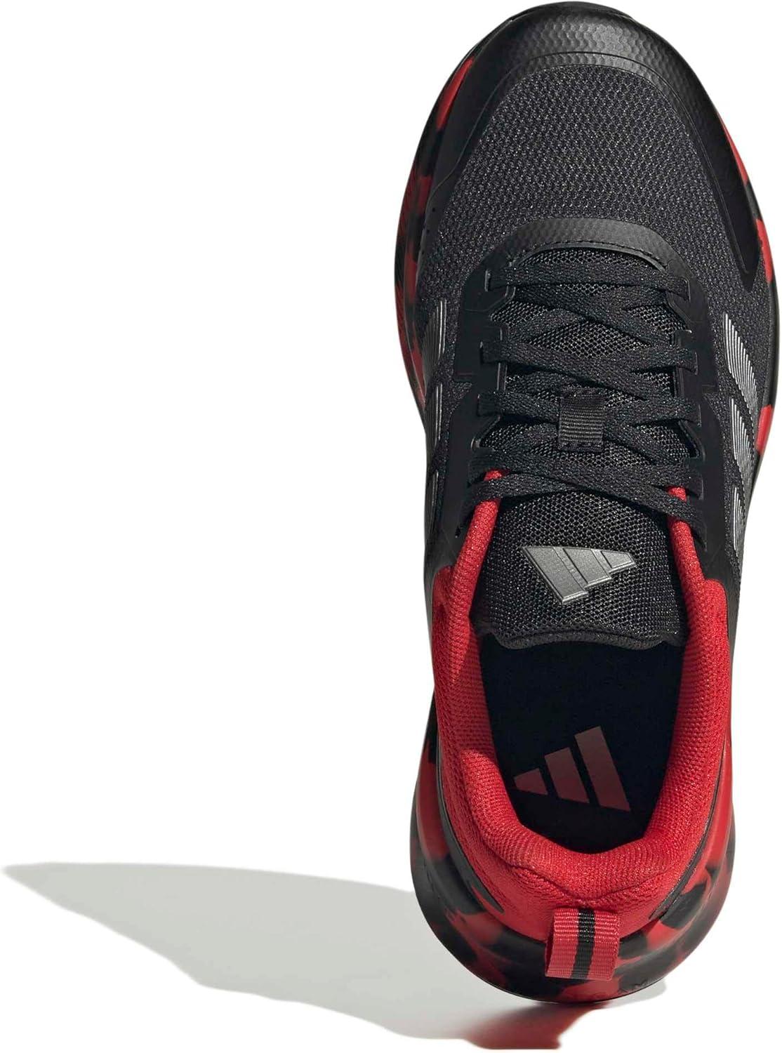 image:imageadidas Kids Fortarun 40BlackIron MetallicBetter Scarlet