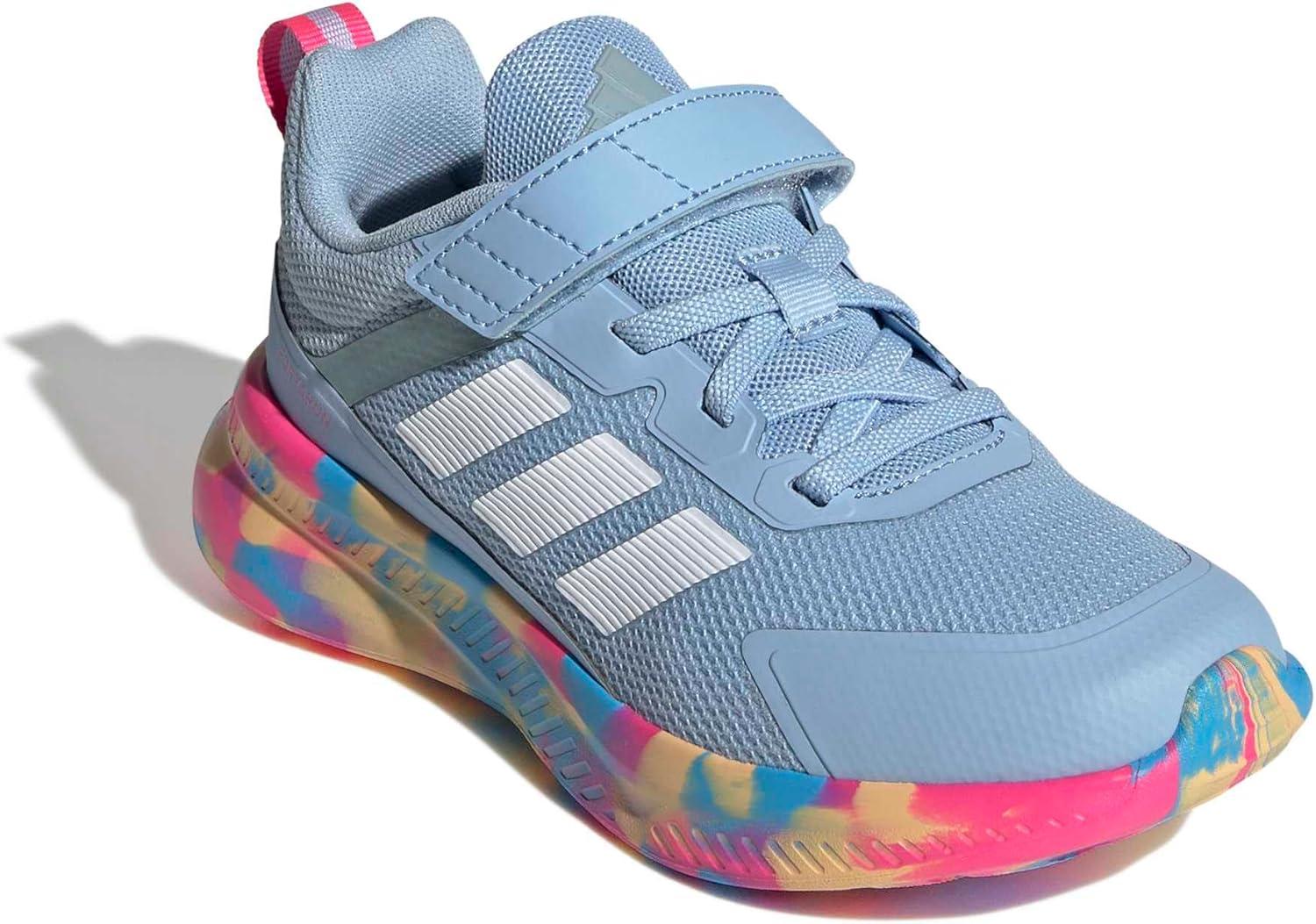 image:imageadidas Kids Fortarun 40BlueMagic Grey MetallicLucid Pink