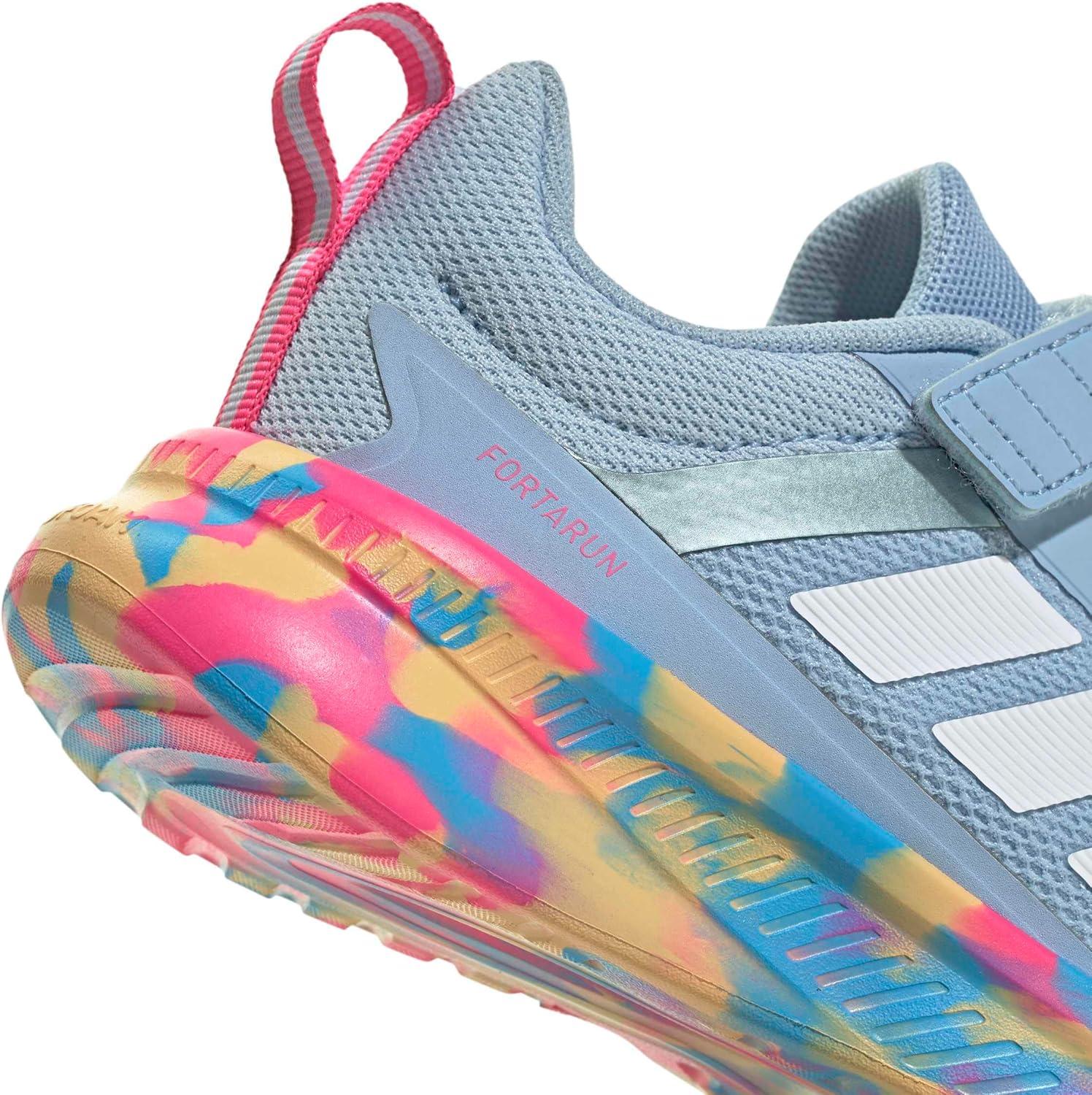 image:imageadidas Kids Fortarun 40BlueMagic Grey MetallicLucid Pink