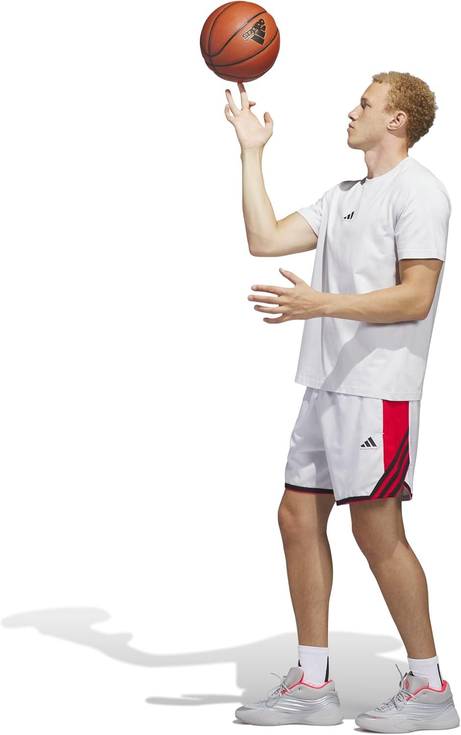 image:imageadidas Mens Basketball Foundation TShirtDash Grey