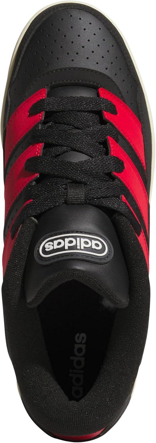 image:imageadidas Mens Break Start 2000 Lace Up Sneakers Shoes Casual BlackBlackBetter ScarletWarm Vanilla