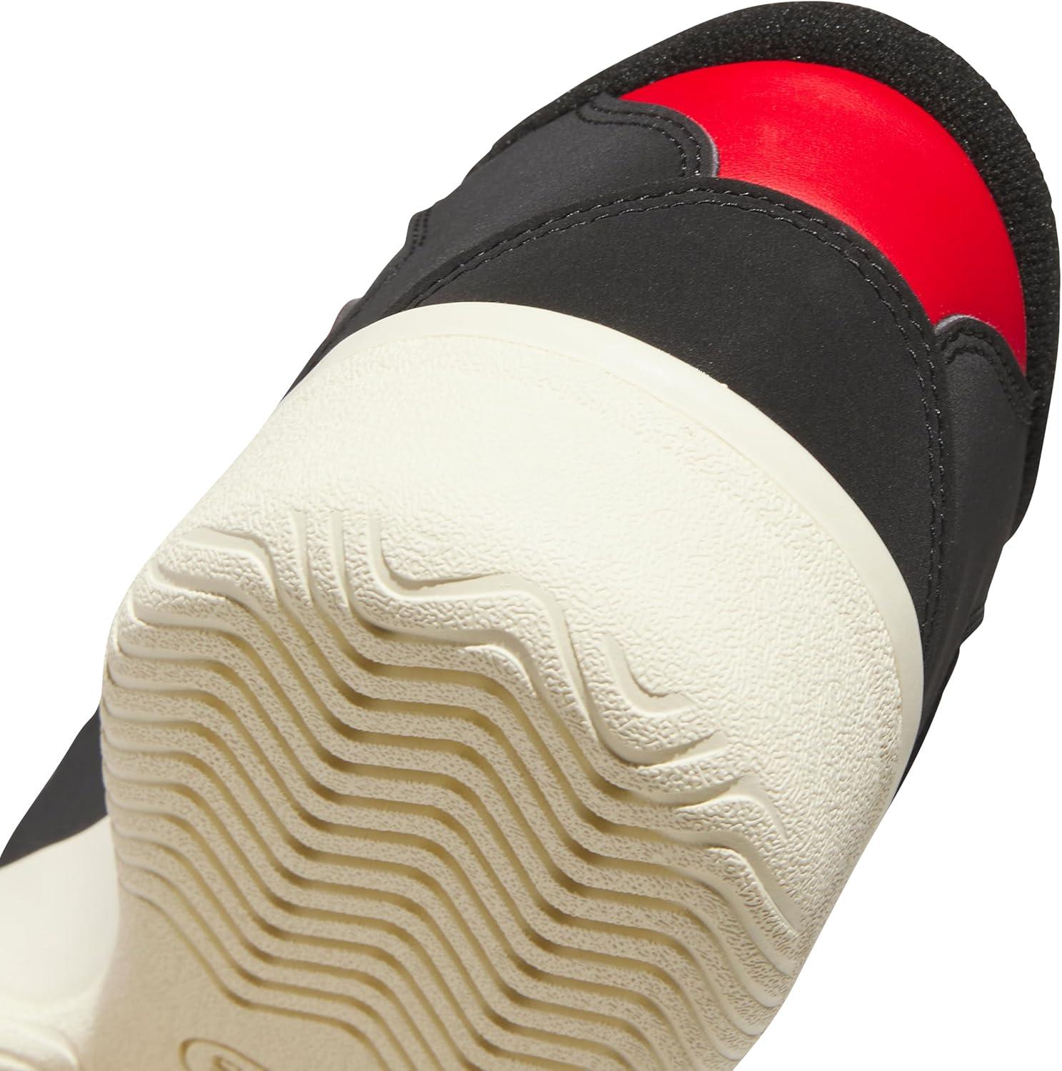image:imageadidas Mens Break Start 2000 Lace Up Sneakers Shoes Casual BlackBlackBetter ScarletWarm Vanilla