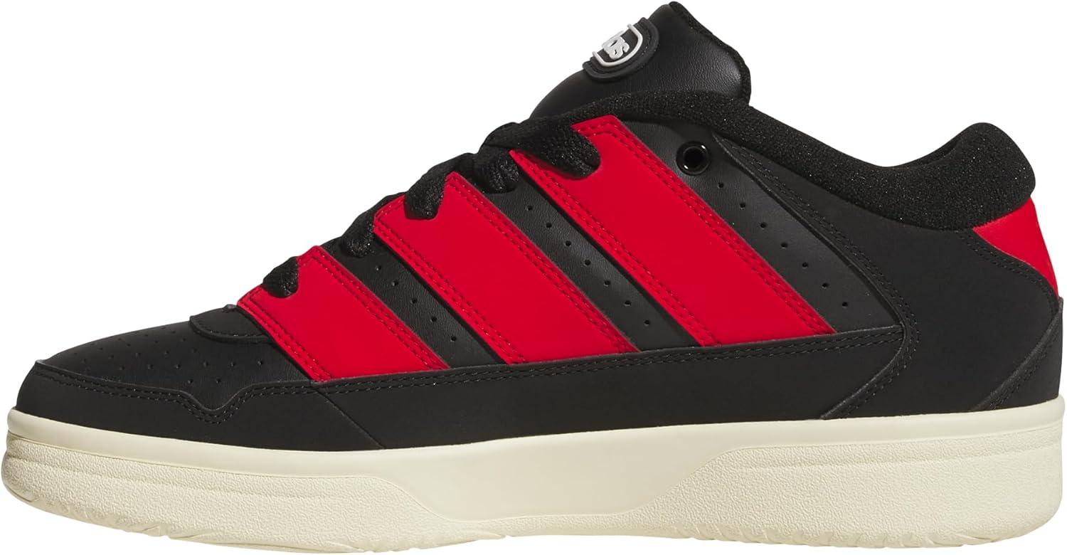 image:imageadidas Mens Break Start 2000 Lace Up Sneakers Shoes Casual BlackBlackBetter ScarletWarm Vanilla