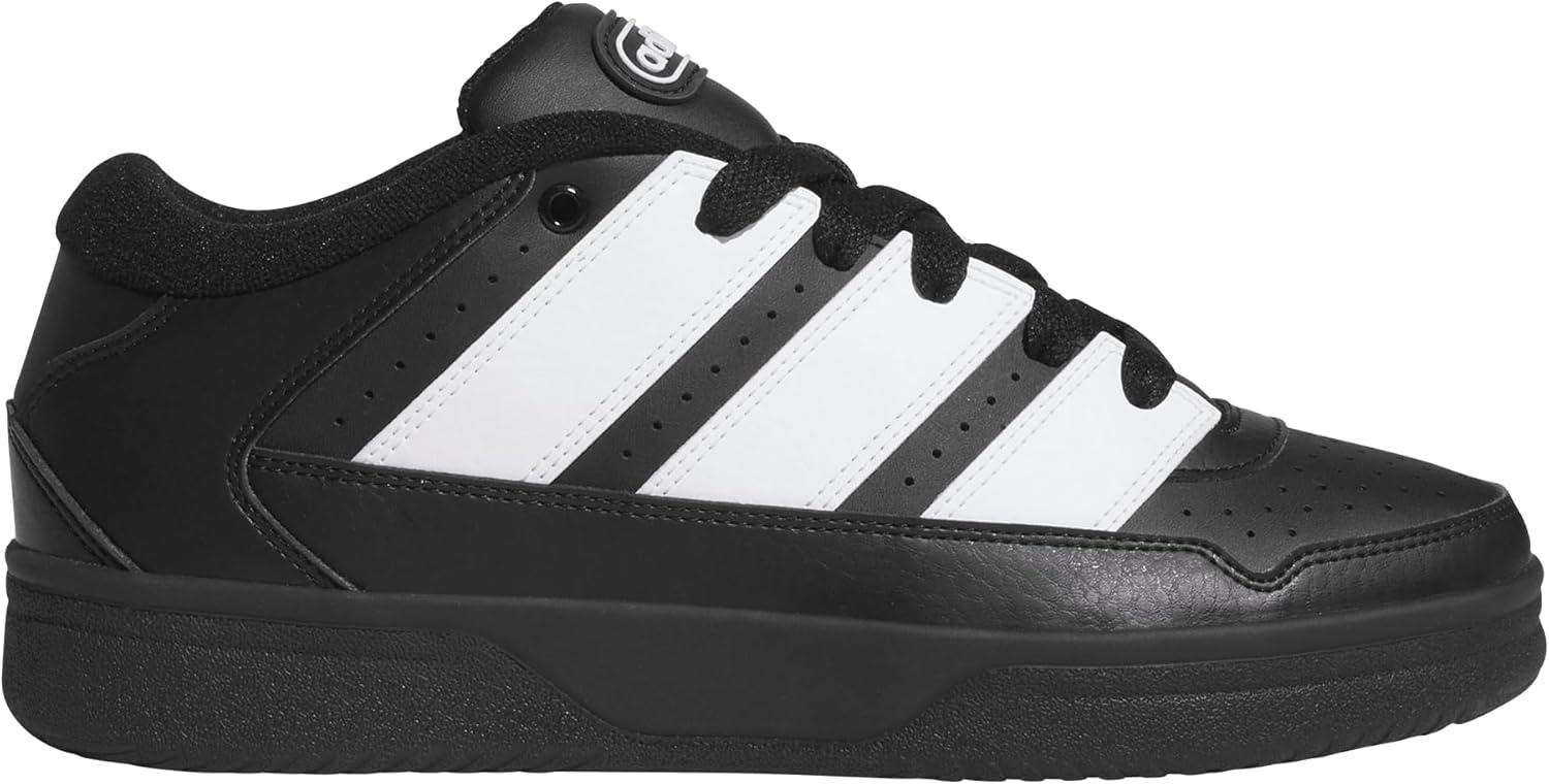 image:imageadidas Mens Break Start 2000 Lace Up Sneakers Shoes Casual BlackBlackWhiteBlack