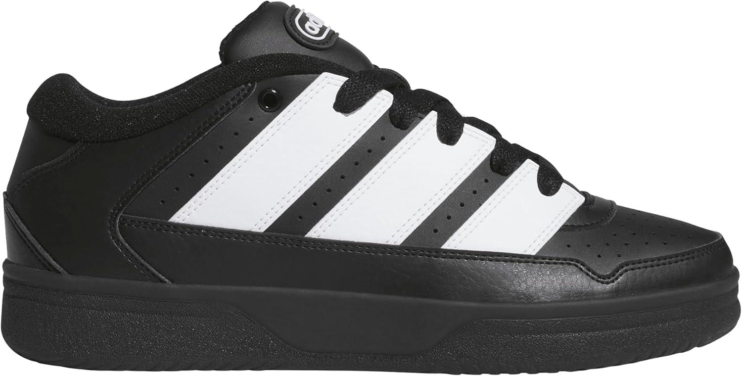 image:imageadidas Mens Break Start 2000 Lace Up Sneakers Shoes Casual BlackBlackWhiteBlack