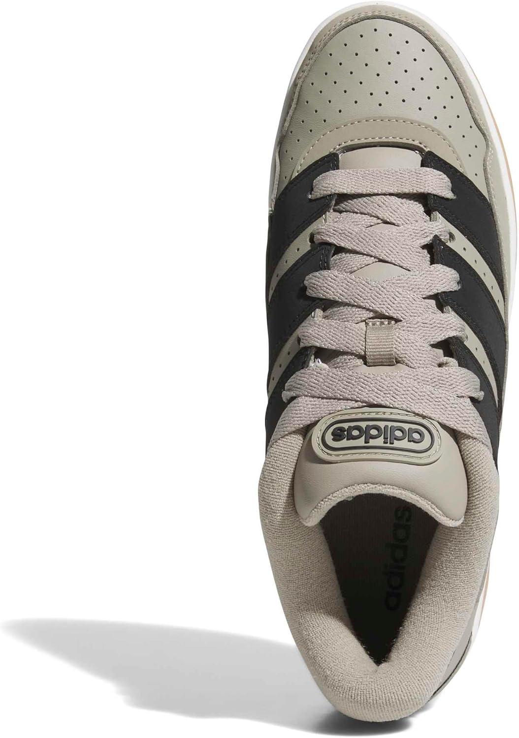 image:imageadidas Mens Break Start 2000 Lace Up Sneakers Shoes Casual BlackPutty BeigeBlackGum