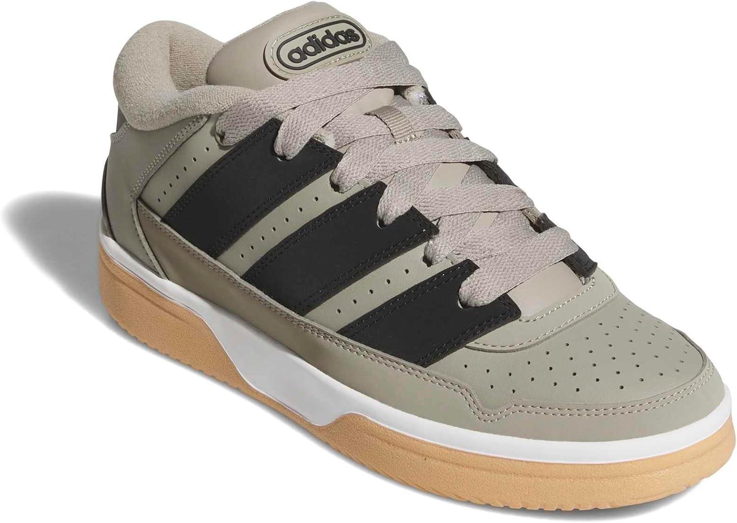 image:imageadidas Mens Break Start 2000 Lace Up Sneakers Shoes Casual BlackPutty BeigeBlackGum