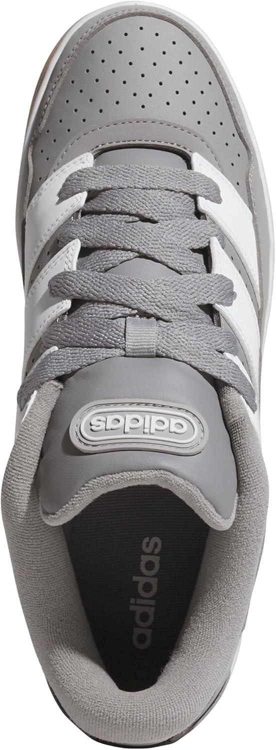 image:imageadidas Mens Break Start 2000 Lace Up Sneakers Shoes Casual BlackSolid GreyWhiteGum