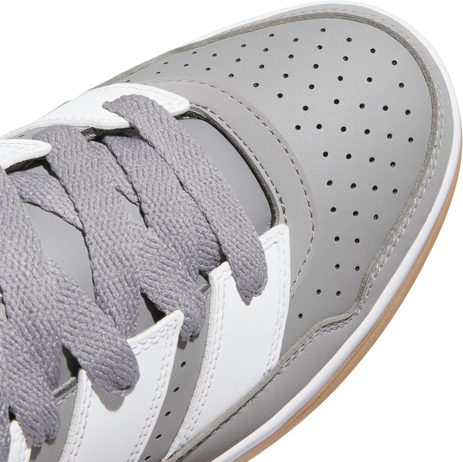 image:imageadidas Mens Break Start 2000 Lace Up Sneakers Shoes Casual BlackSolid GreyWhiteGum