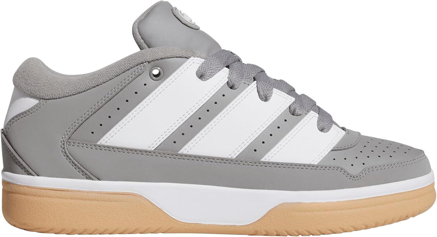 image:imageadidas Mens Break Start 2000 Lace Up Sneakers Shoes Casual BlackSolid GreyWhiteGum