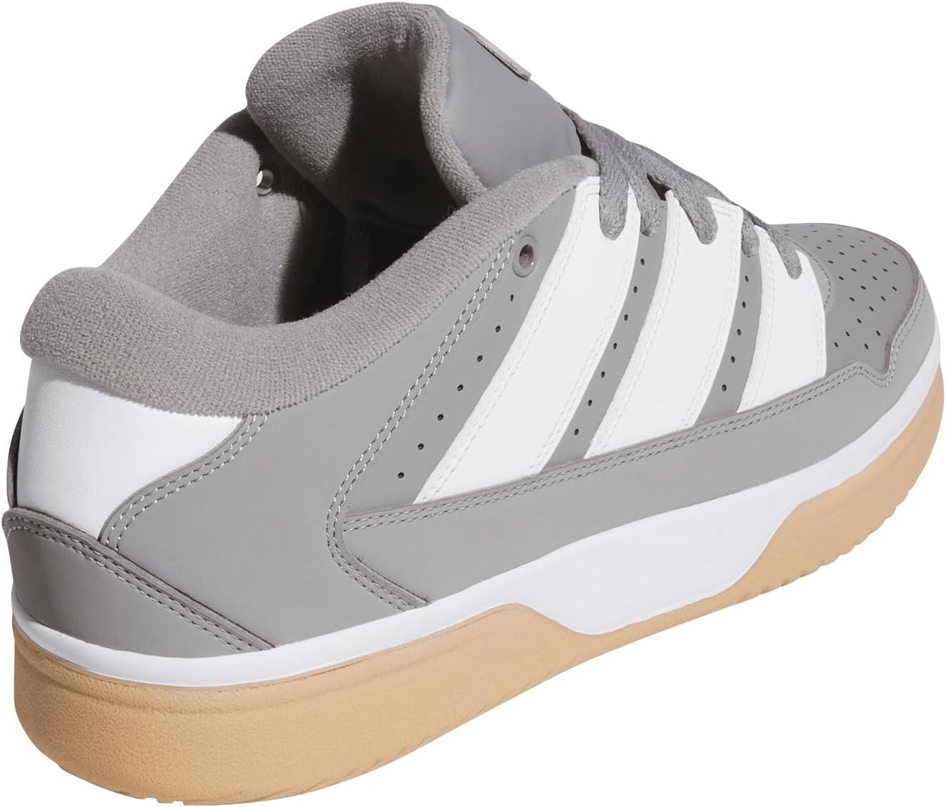 image:imageadidas Mens Break Start 2000 Lace Up Sneakers Shoes Casual BlackSolid GreyWhiteGum