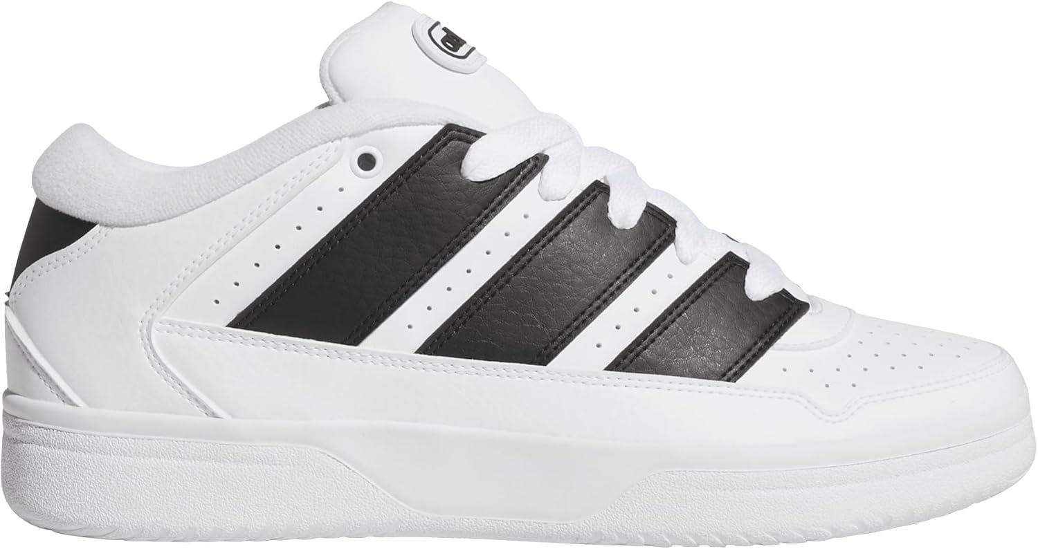 image:imageadidas Mens Break Start 2000 Lace Up Sneakers Shoes Casual BlackWhiteBlackWhite