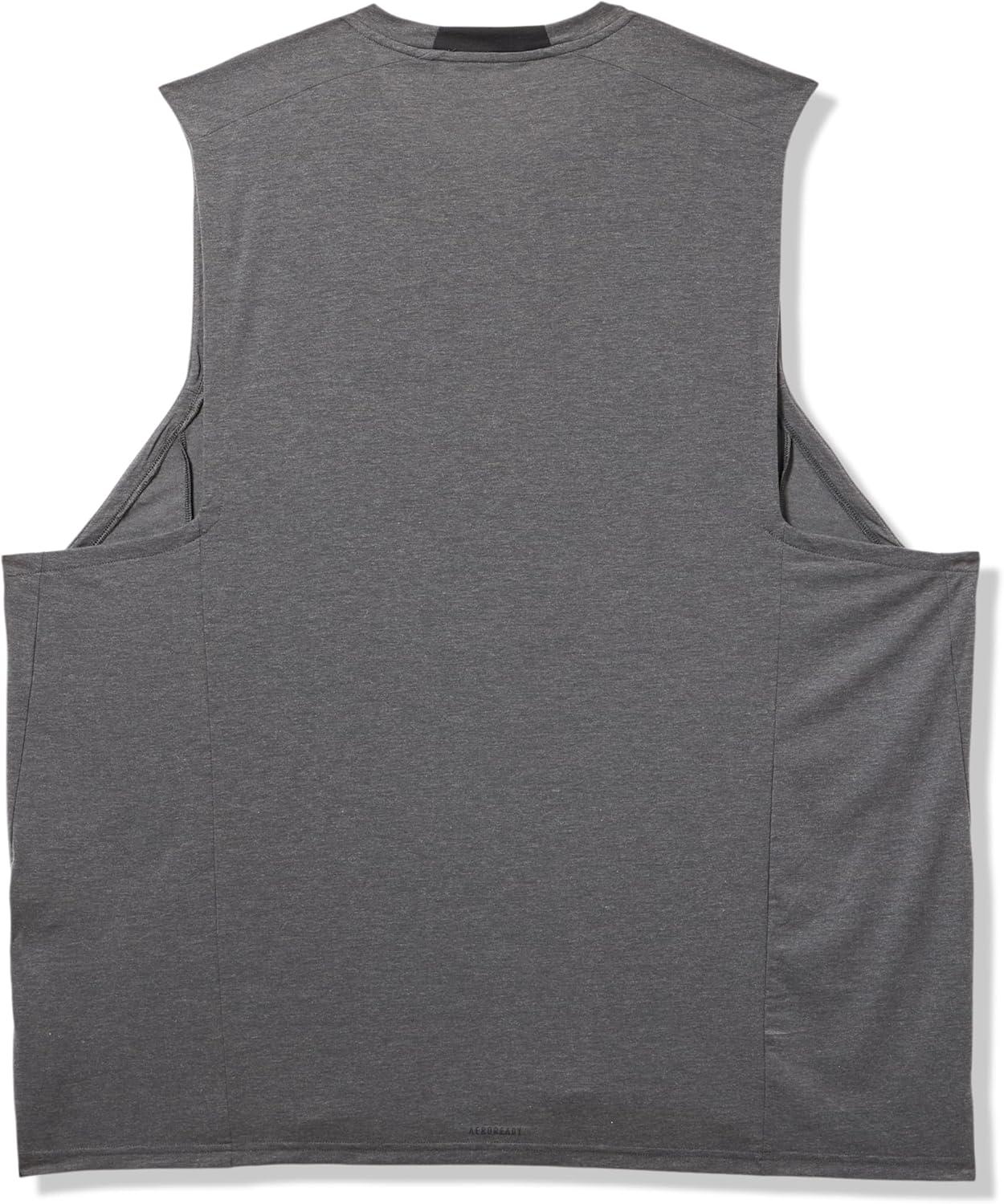 image:imageadidas Mens Designed for Training Workout Tank TopDgh Solid Grey
