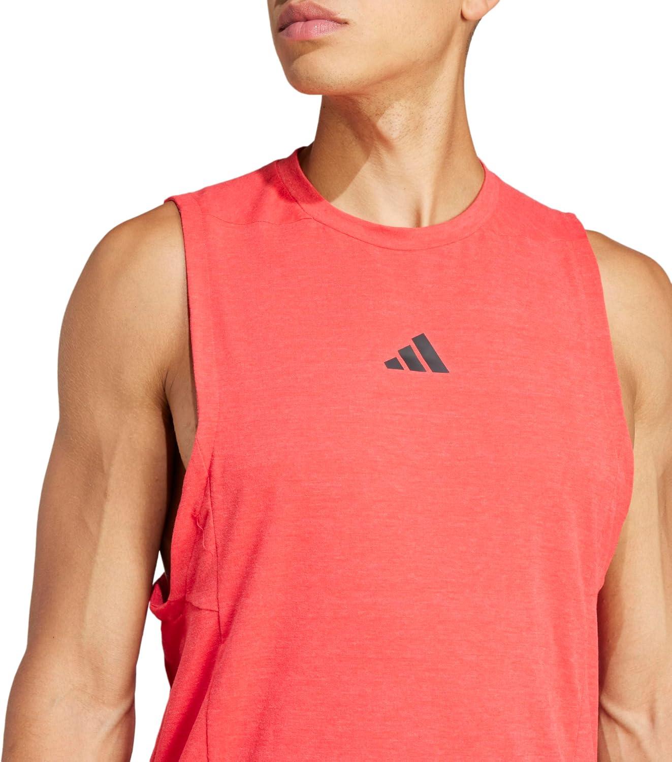 image:imageadidas Mens Designed for Training Workout Tank TopPure Ruby