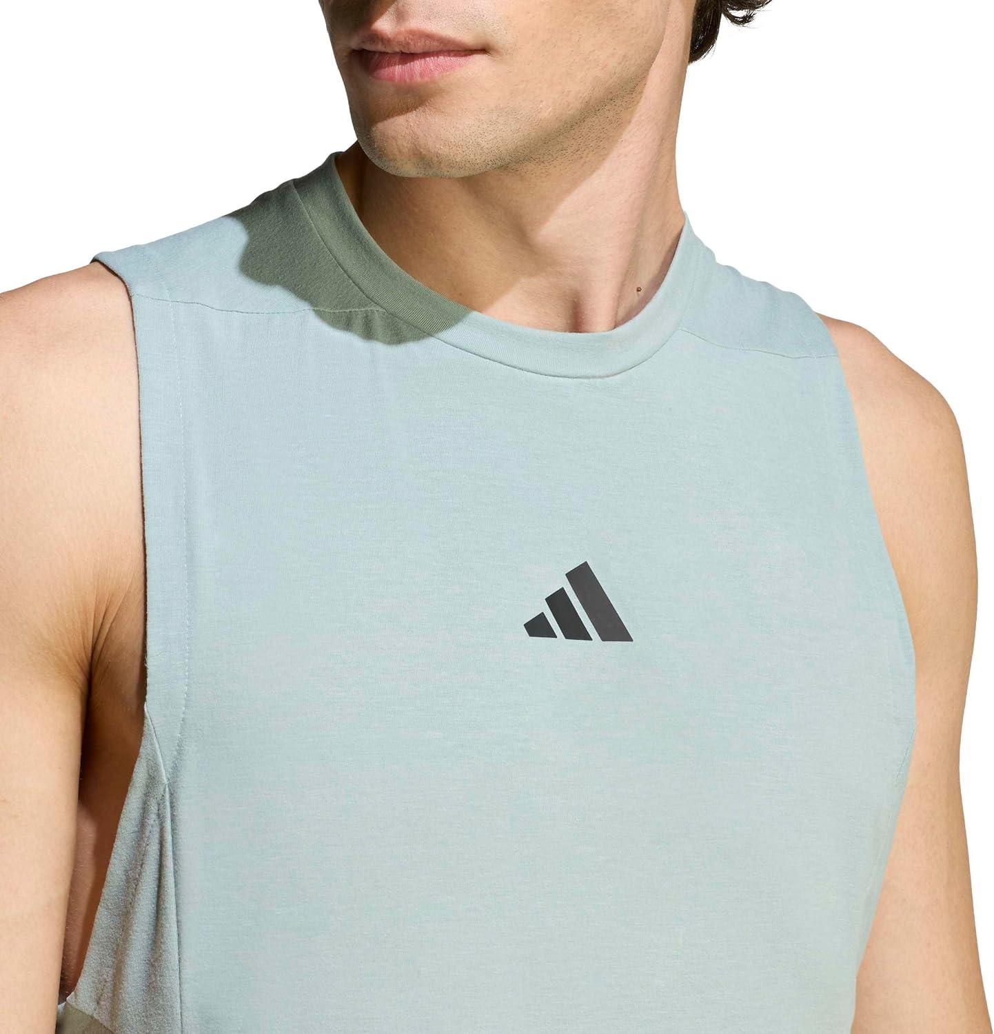 image:imageadidas Mens Designed for Training Workout Tank TopWonder Sage
