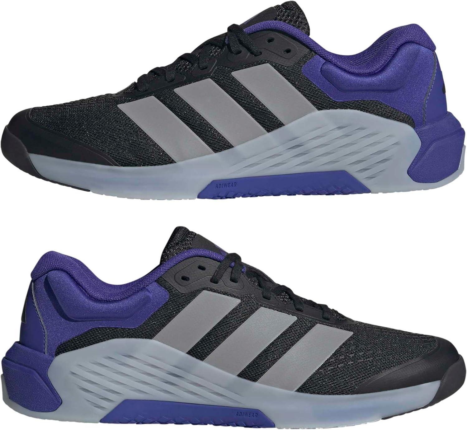 image:imageadidas Mens Dropset 4 Training ShoesBlackHalo SilverPure Purple