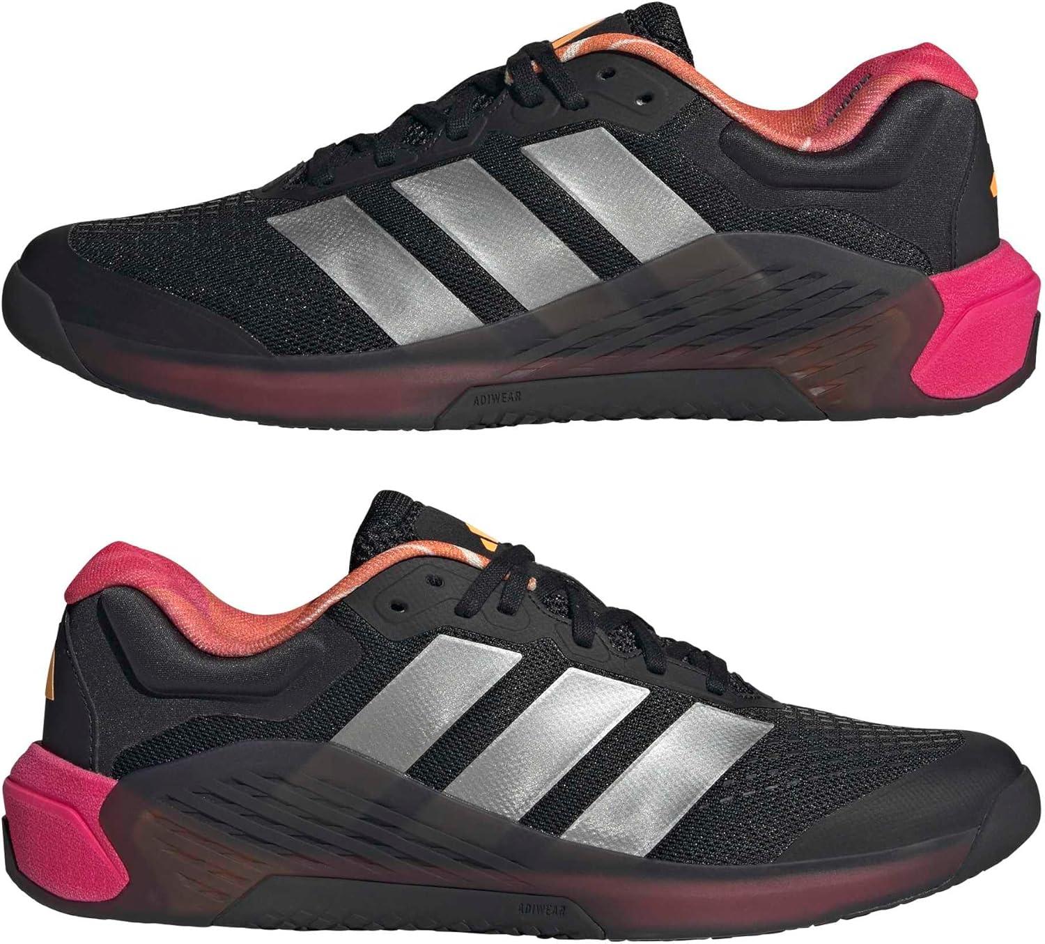 image:imageadidas Mens Dropset 4 Training ShoesBlackIron MetallicShock Pink