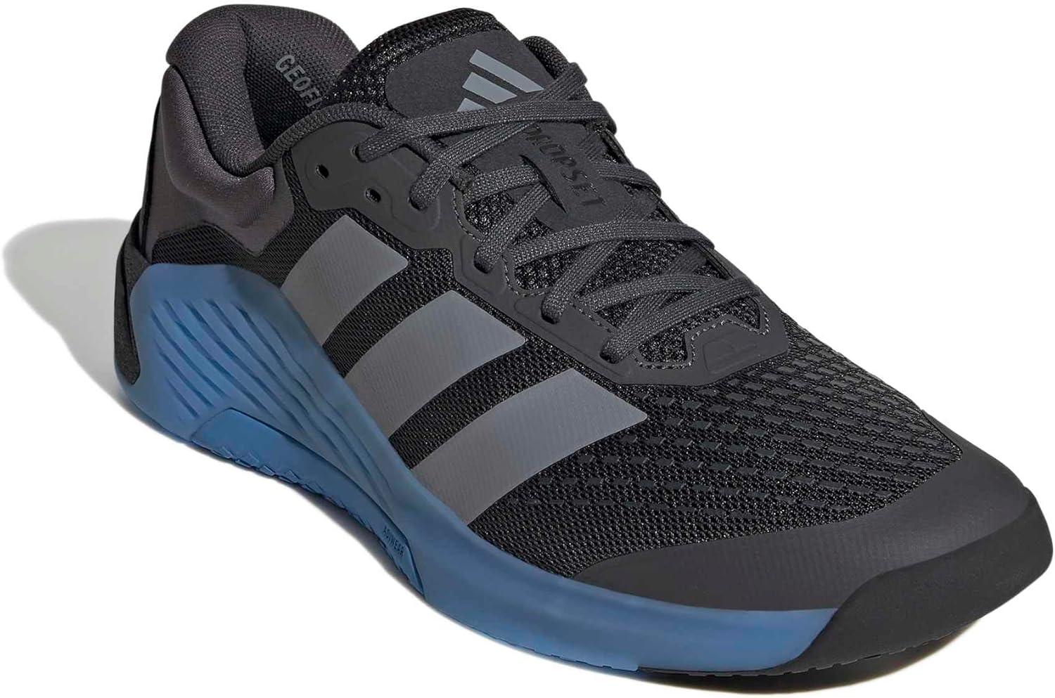 image:imageadidas Mens Dropset 4 Training ShoesCarbonGreyRay Blue
