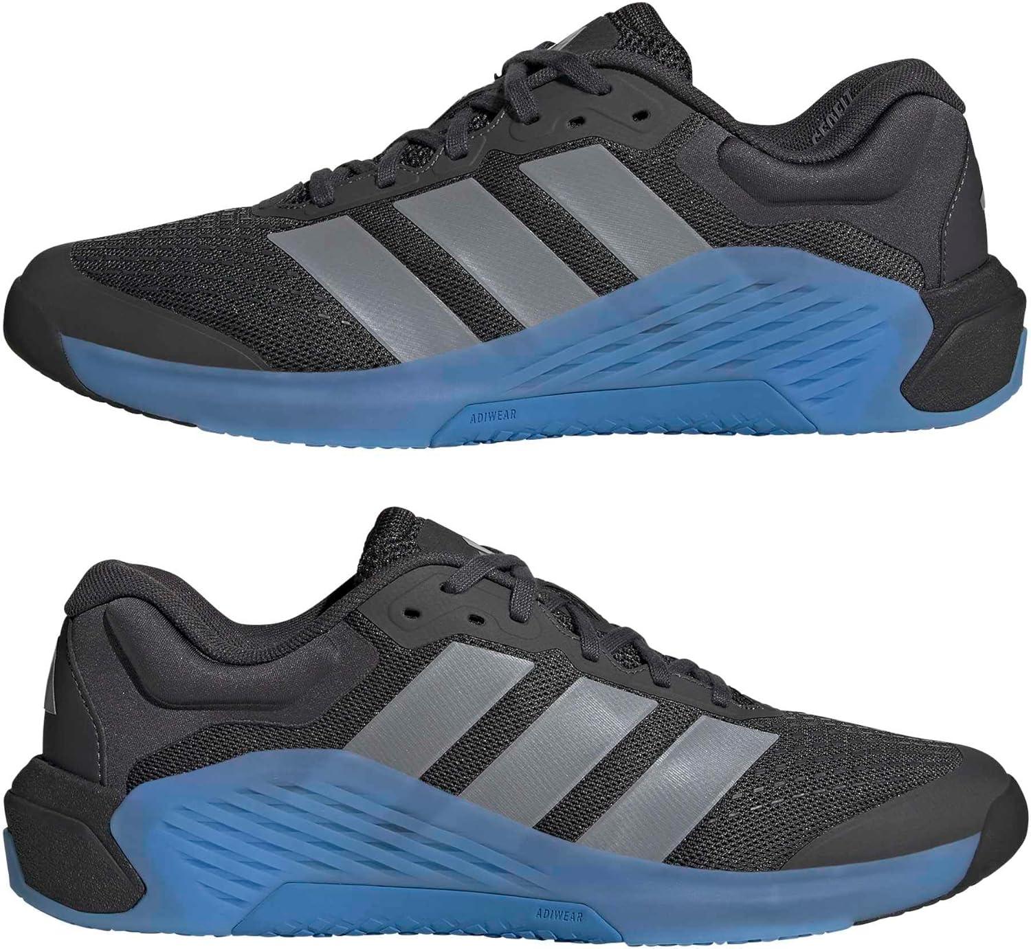 image:imageadidas Mens Dropset 4 Training ShoesCarbonGreyRay Blue
