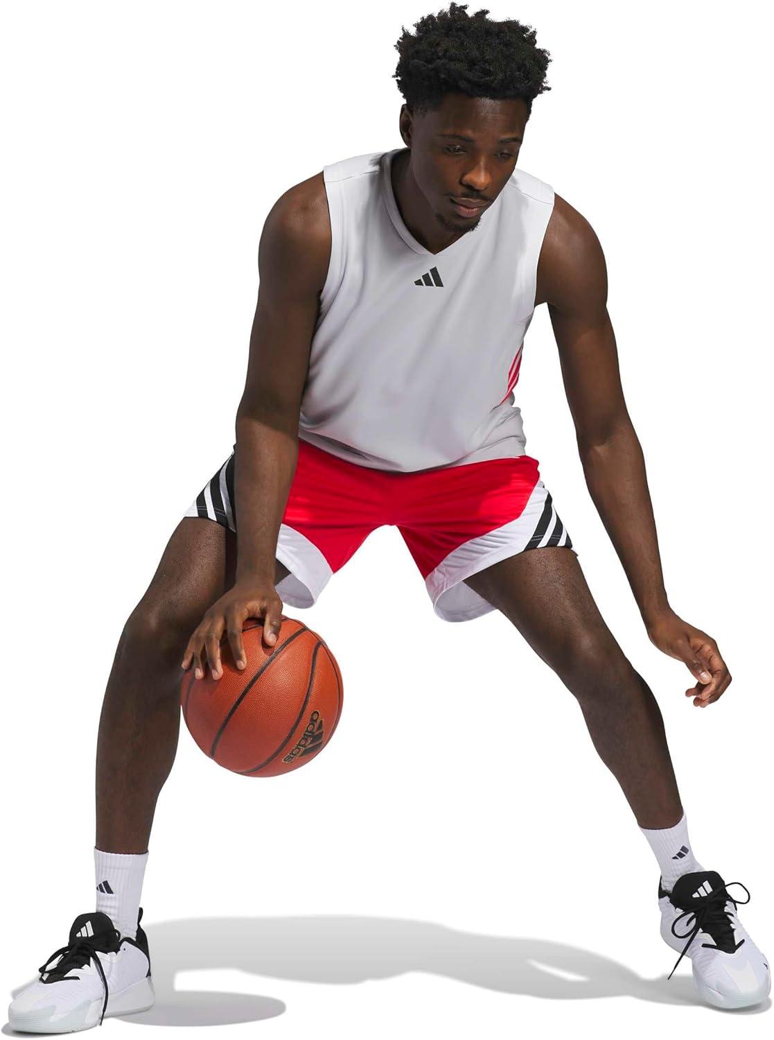 image:imageadidas Mens Pro Motion ShortsPure RubyWhite