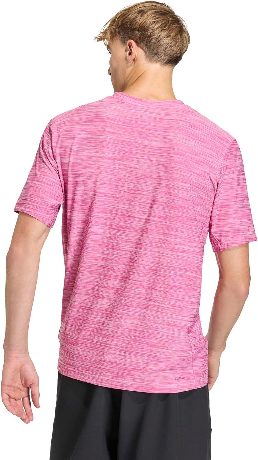 image:imageadidas Mens Workout Essentials Flex TShirtTrue Pink Melange