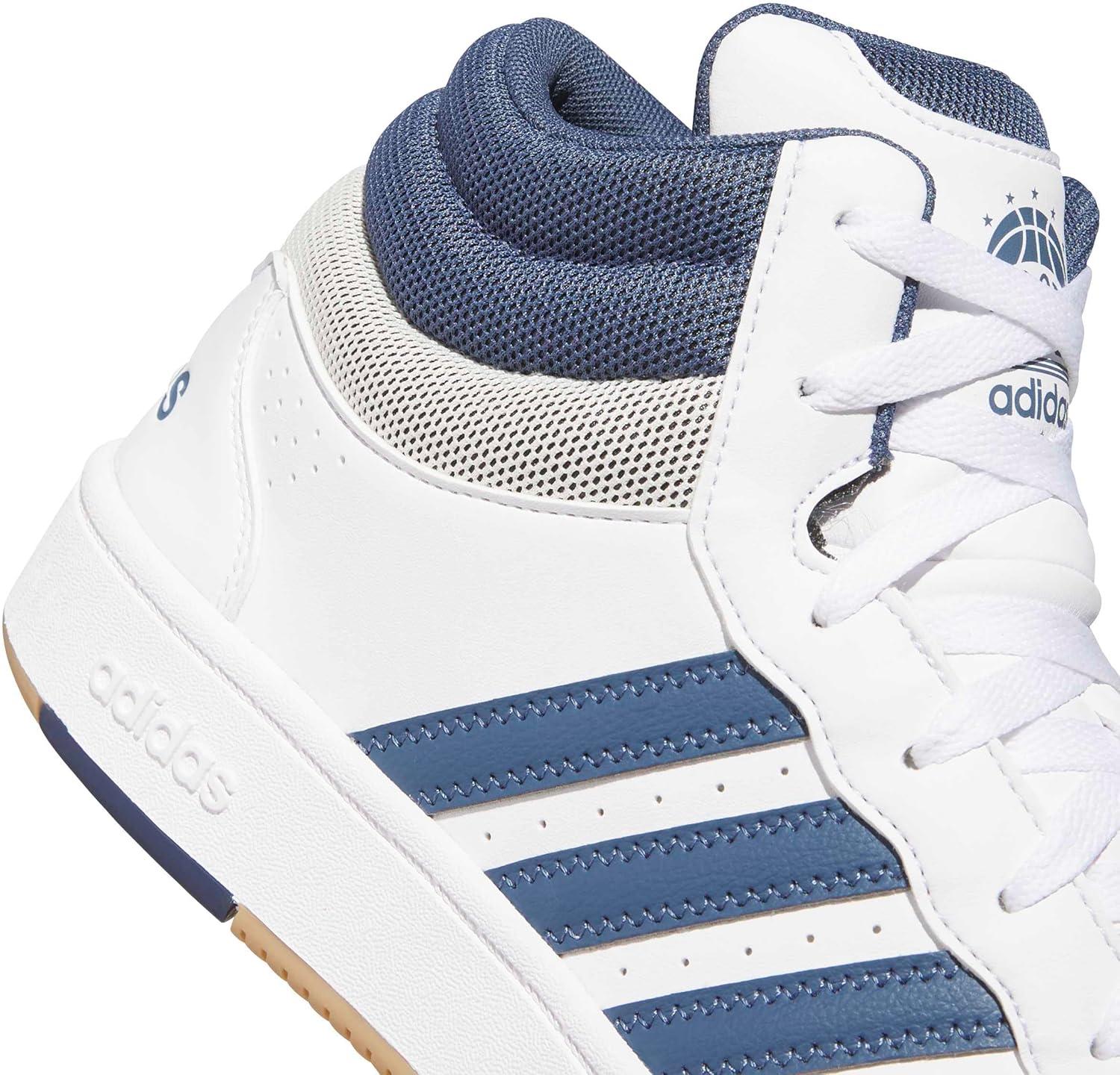 image:imageadidas Unisex Adult Hoops Classic Mid TopBlackBlackCarbon