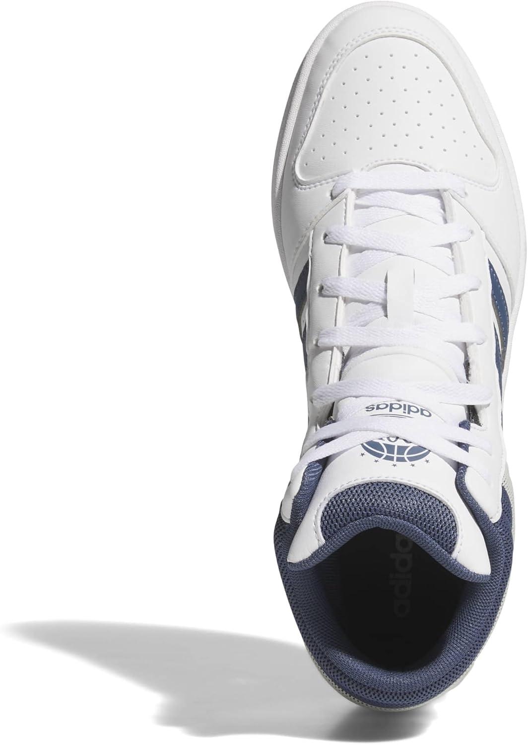 image:imageadidas Unisex Adult Hoops Classic Mid TopBlackBlackCarbon
