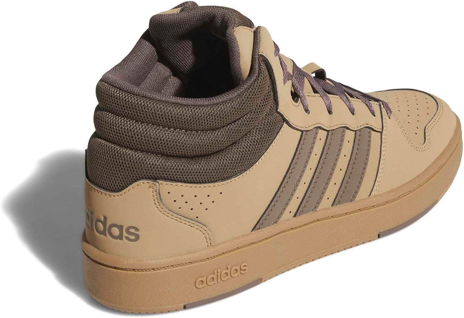 image:imageadidas Unisex Adult Hoops Classic Mid TopCardboardEarth Strata