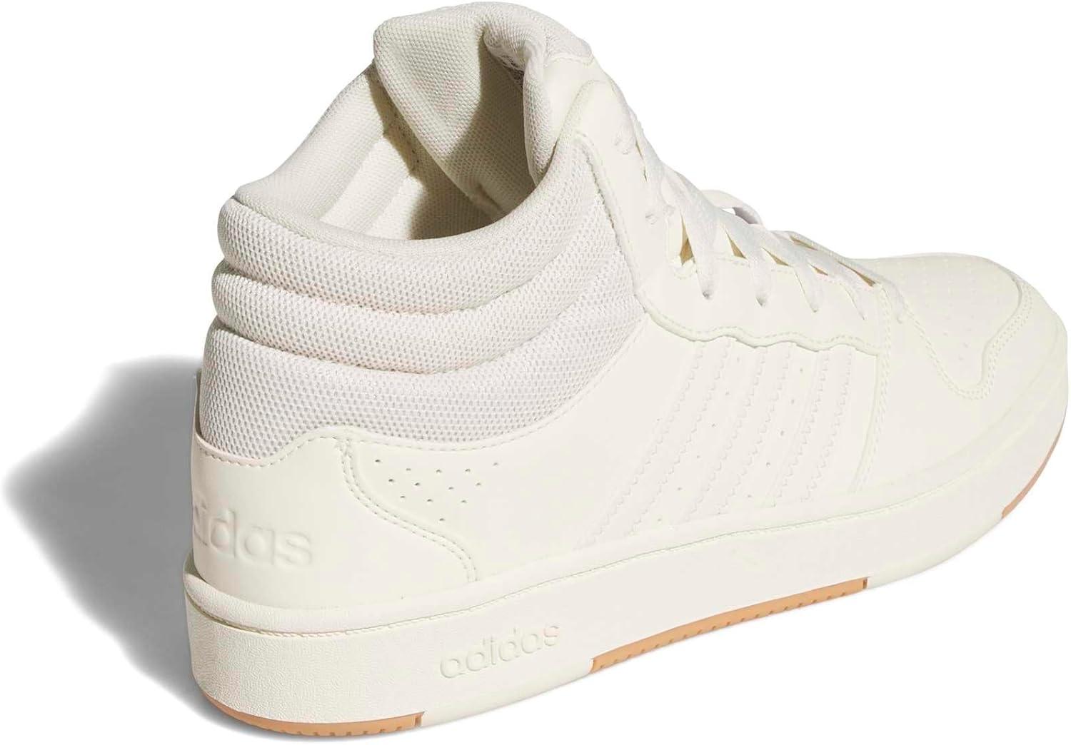 image:imageadidas Unisex Adult Hoops Classic Mid TopCream WhiteGum