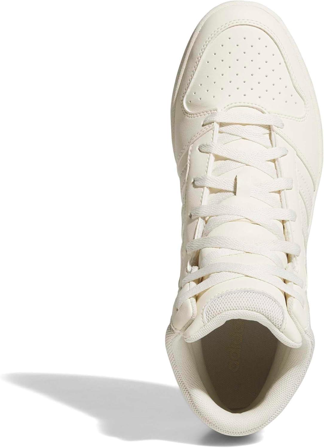 image:imageadidas Unisex Adult Hoops Classic Mid TopCream WhiteGum