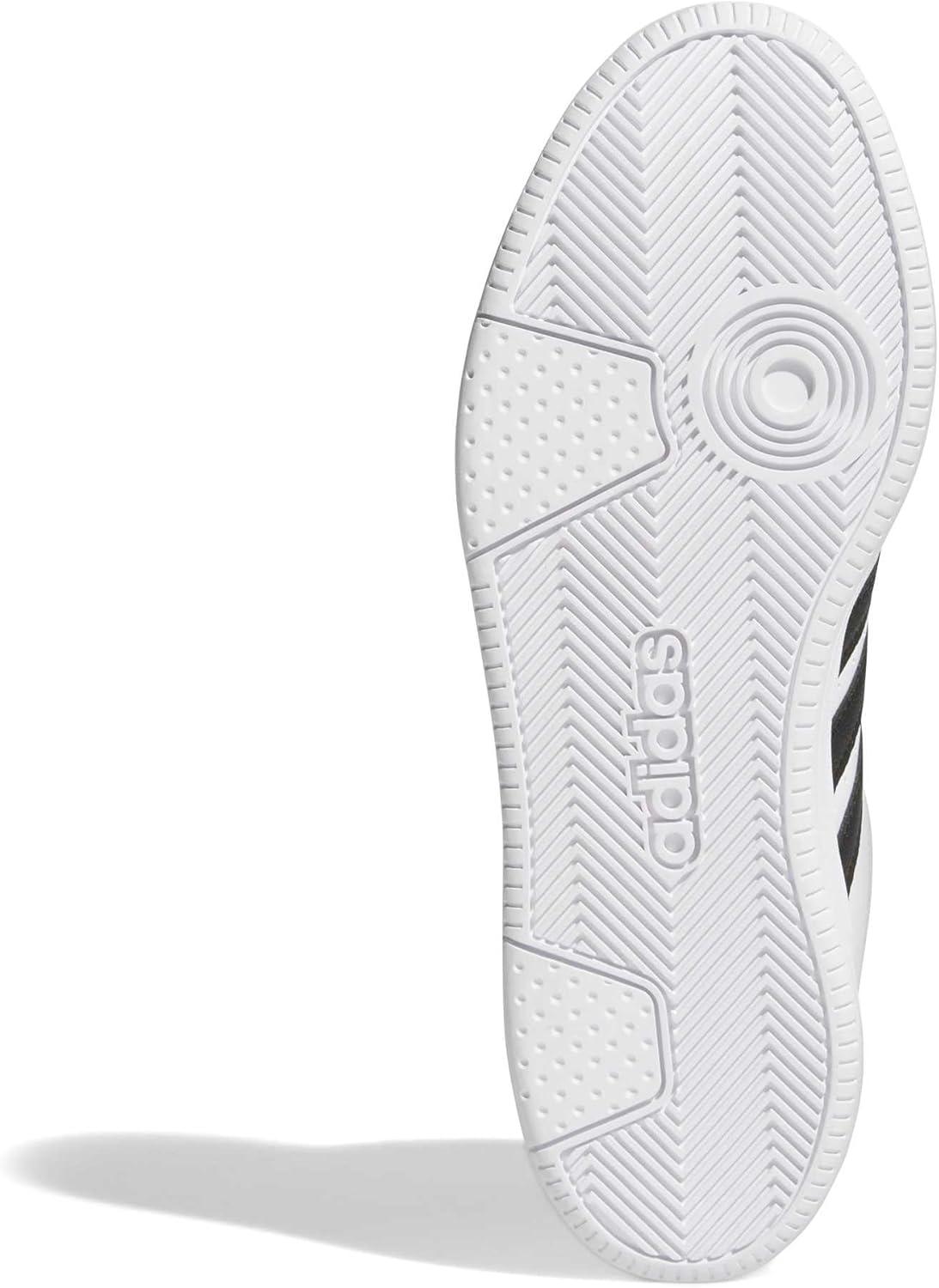 image:imageadidas Unisex Adult Hoops Classic Mid TopWhiteBlackOrbit Grey