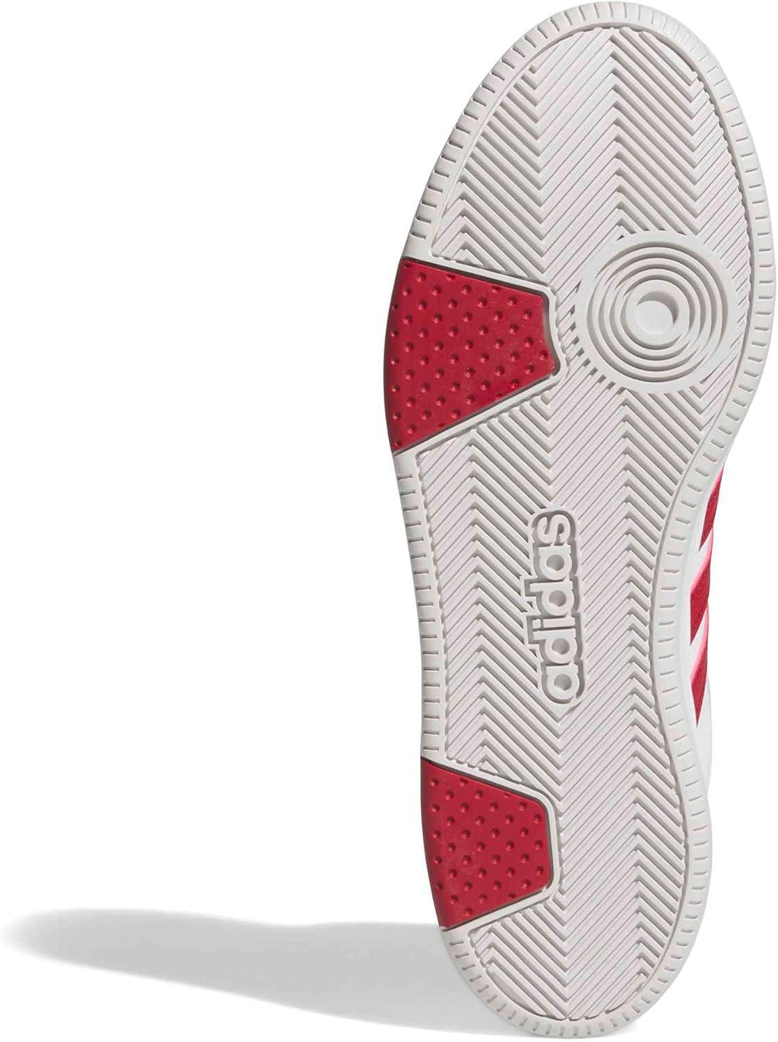 image:imageadidas Unisex Adult Hoops Classic Mid TopWhiteTeam Victory RedGrey