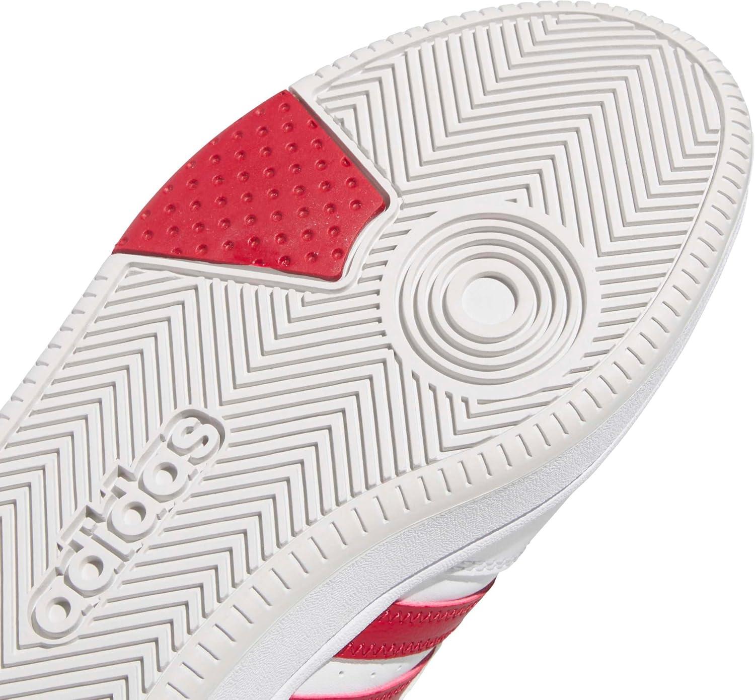 image:imageadidas Unisex Adult Hoops Classic Mid TopWhiteTeam Victory RedGrey
