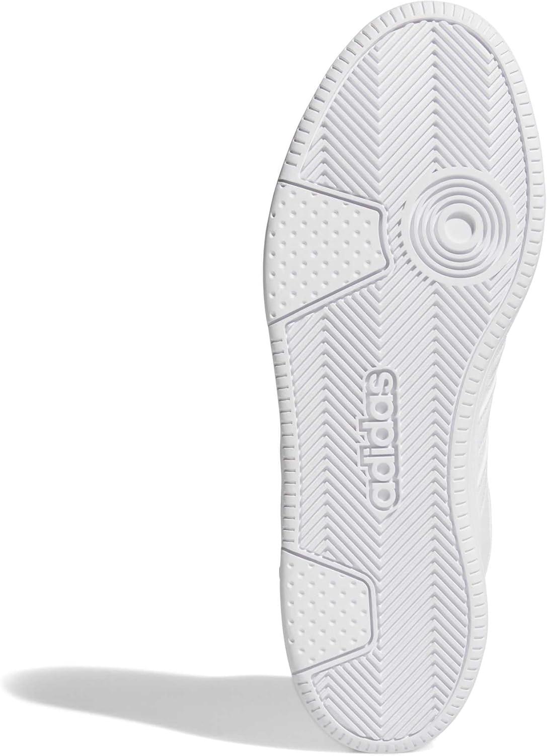 image:imageadidas Unisex Adult Hoops Classic Mid TopWhiteWhiteGrey