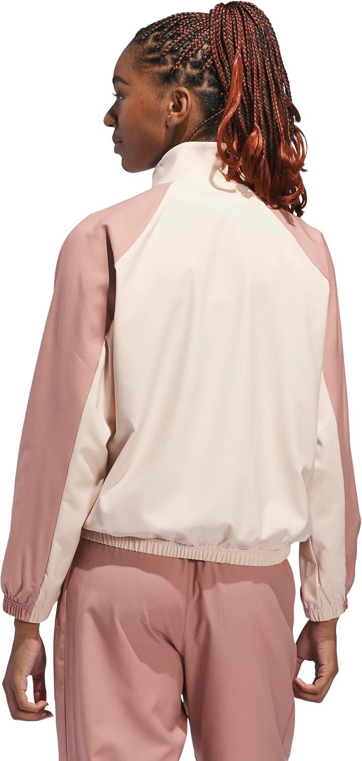image:imageadidas Womens Crazylite Woven Basketball JacketHalo BlushWarm Clay