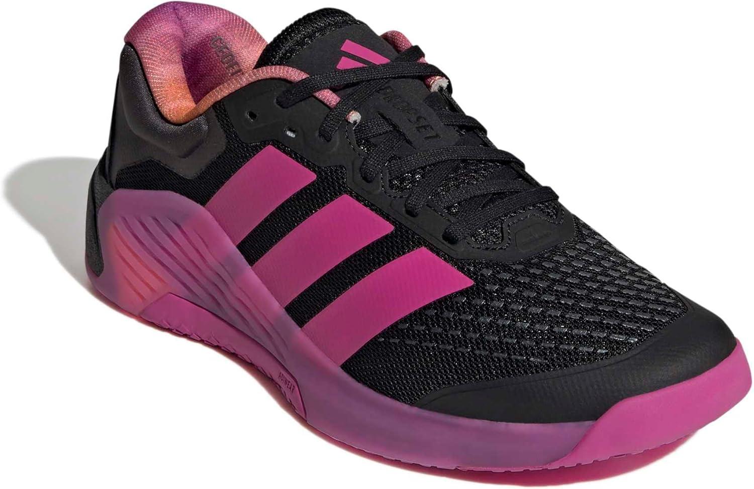image:imageadidas Womens Dropset 4 Training ShoesBlackSemi Lucid FuchsiaTangerine