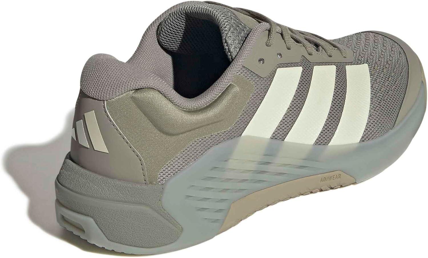 image:imageadidas Womens Dropset 4 Training ShoesSilver PebbleIce Gold MetallicWonder Cargo