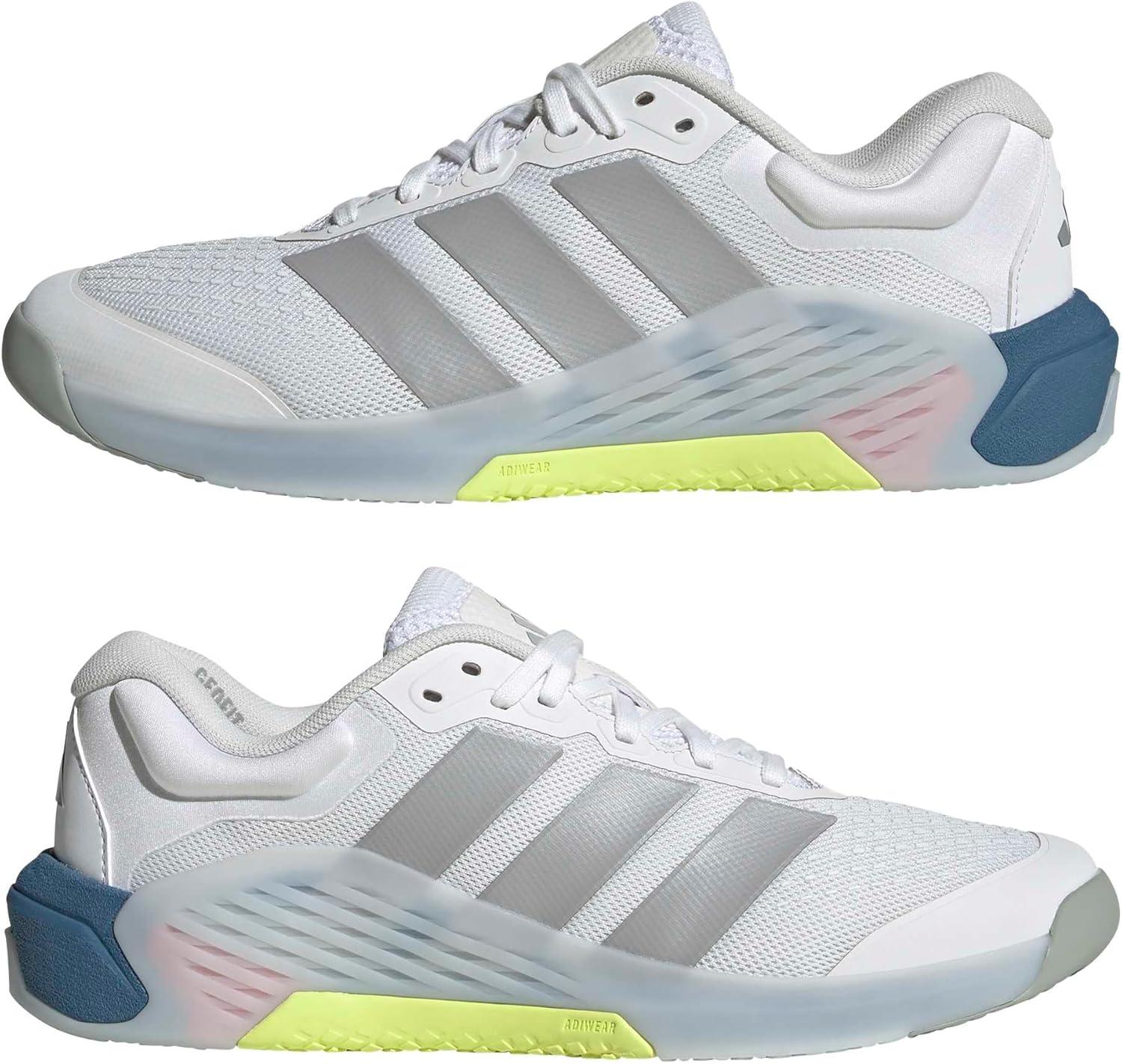 image:imageadidas Womens Dropset 4 Training ShoesWhiteHalo SilverDusky Ink