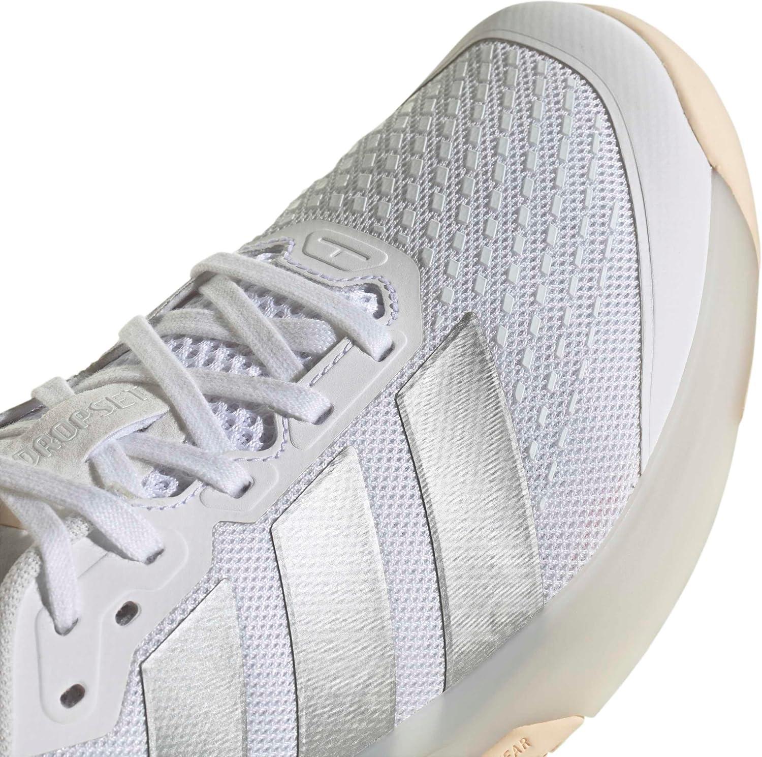 image:imageadidas Womens Dropset 4 Training ShoesWhiteSilver Metallic