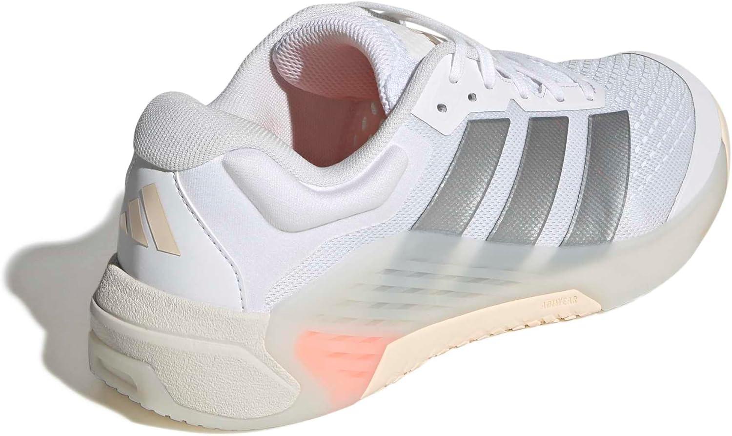image:imageadidas Womens Dropset 4 Training ShoesWhiteSilver Metallic