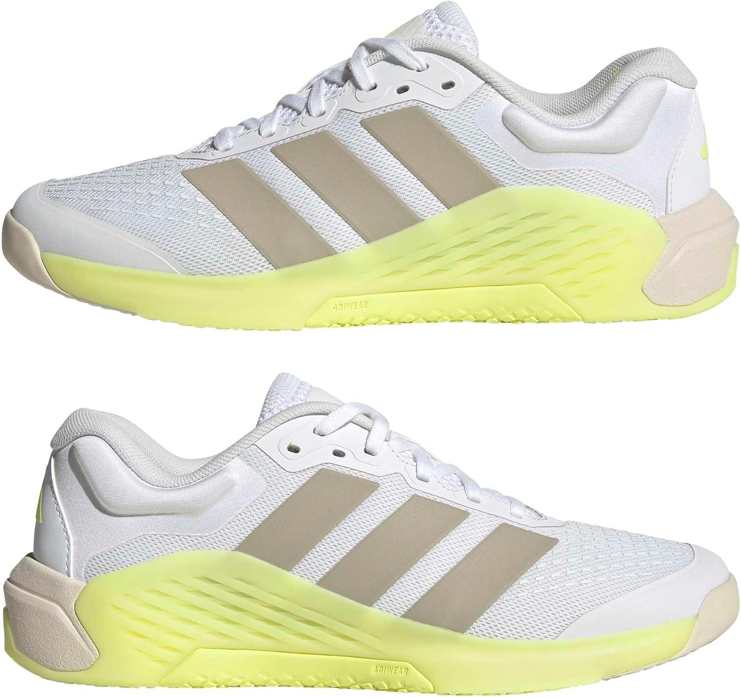 image:imageadidas Womens Dropset 4 Training ShoesWhiteWonder AluminaFrozen Lemon