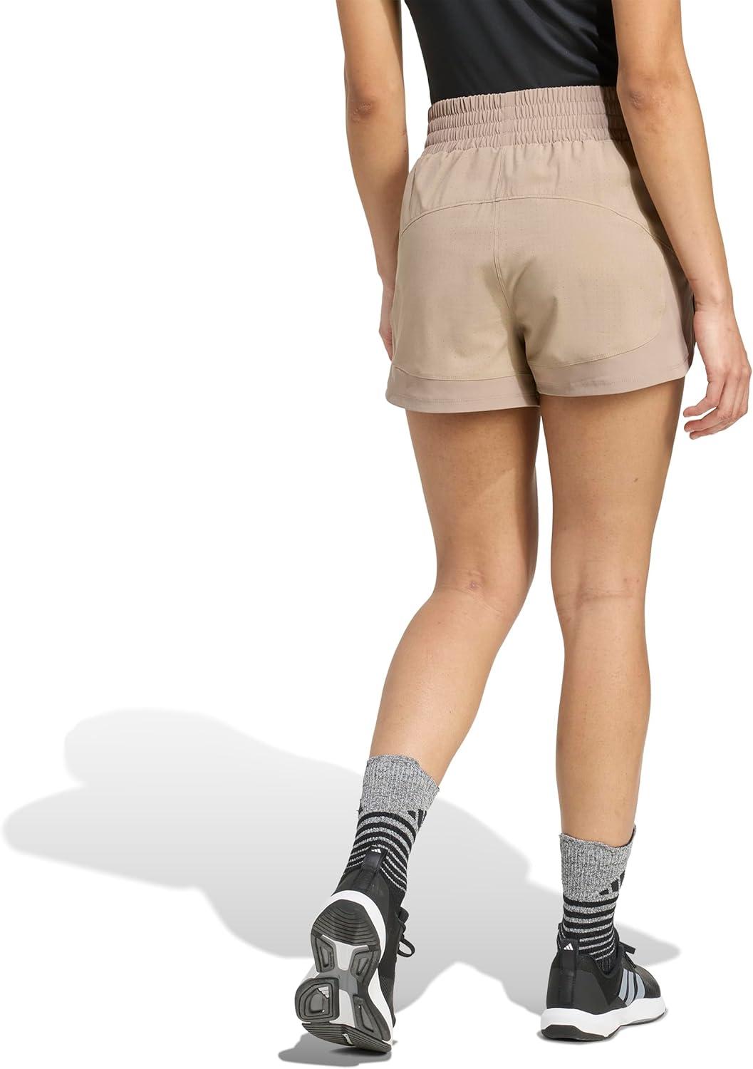 image:imageadidas Womens Racer Pacer Woven ShortsChalky Brown